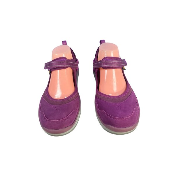 NEW Teva Terra-Float Leather Waterproof Shoes Sneakers Mary Jane W's 10 Purple - Picture 11 of 14